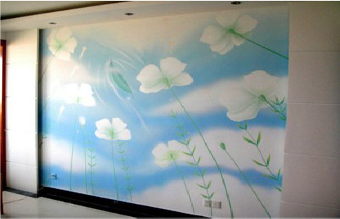 紫云画墙绘怎么画好白云的蓬松感？