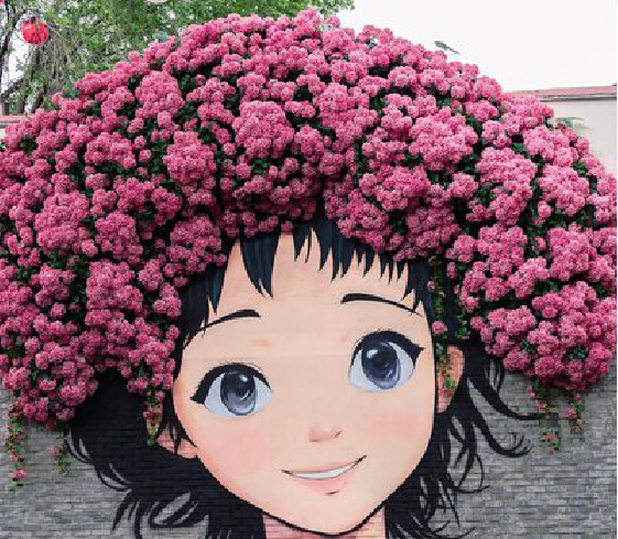 紫云墙体彩绘-网红墙打卡