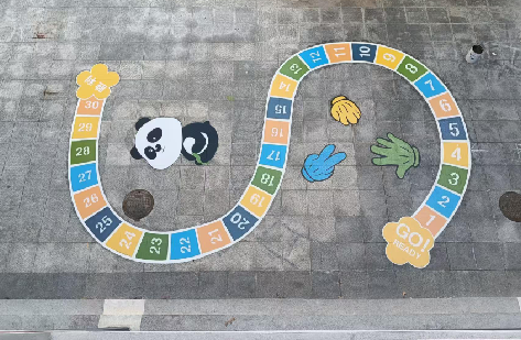 紫云地面游戏彩绘