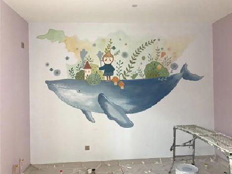 紫云手绘墙的特点及优势。